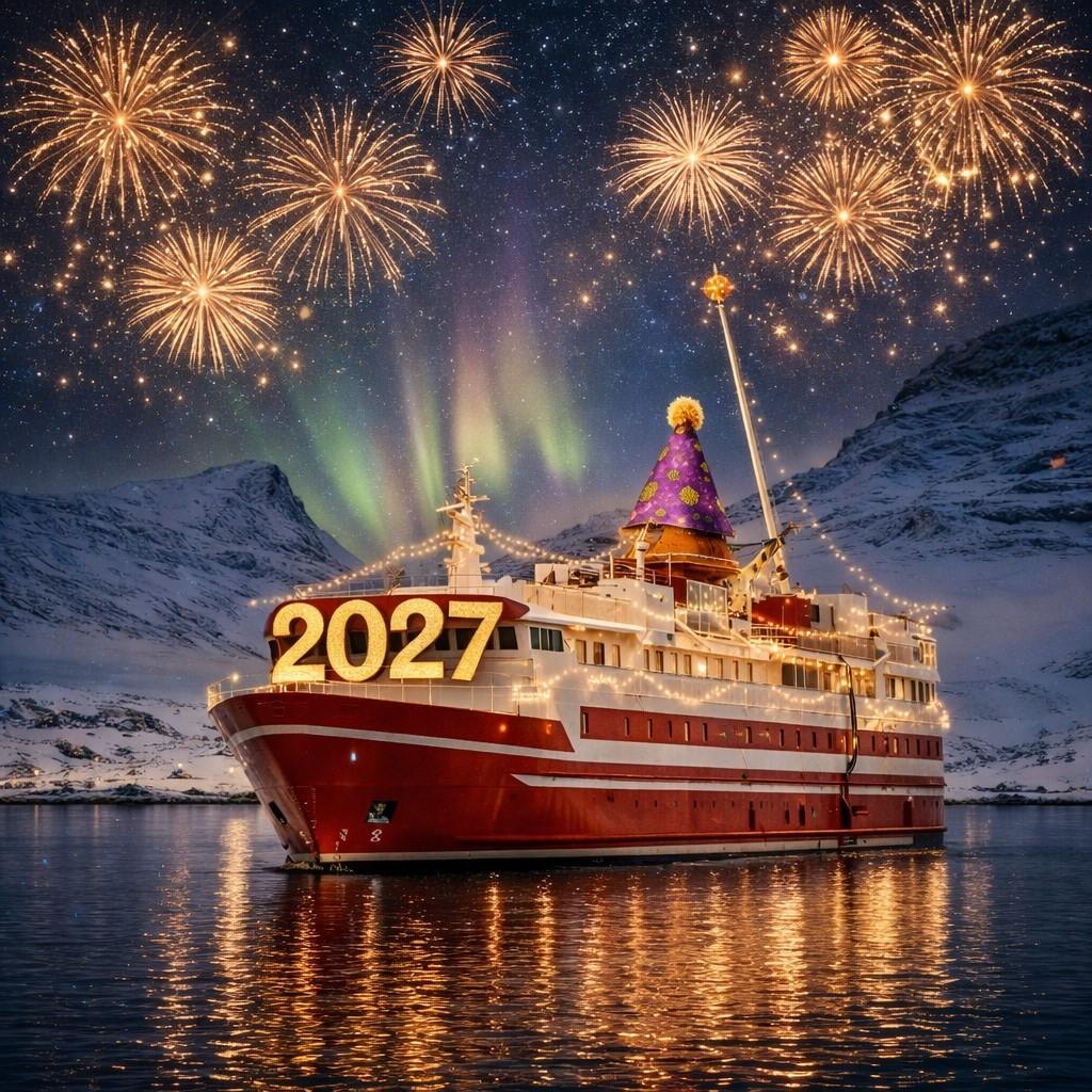 New Year aboard Sarfaq Ittuk map