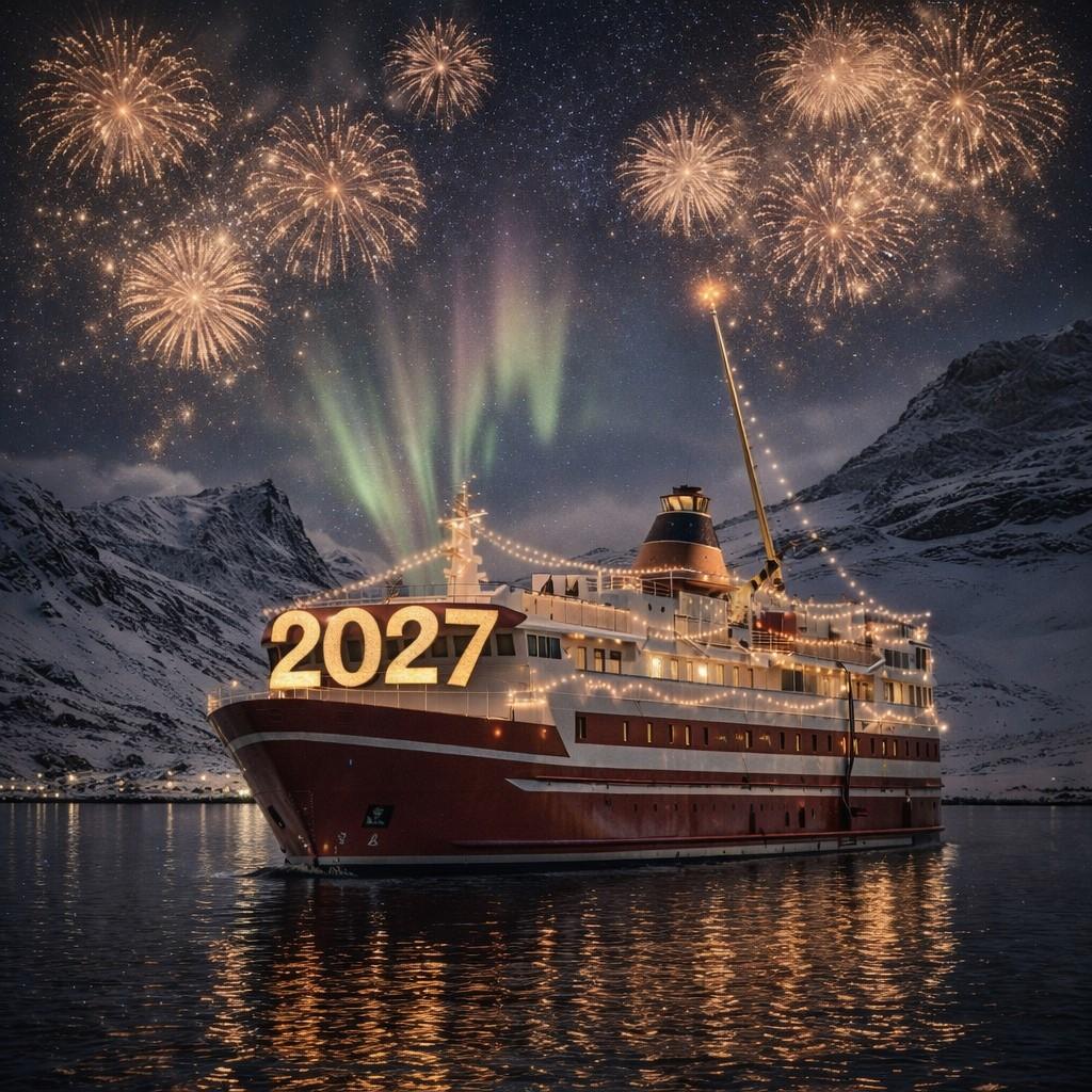 New Year aboard Sarfaq Ittuk,Neujahr an Bord der Sarfaq Ittuk,Nytår ombord Sarfaq Ittuk,Sarfaq Ittuk-mi ukiortaarsiorneq map